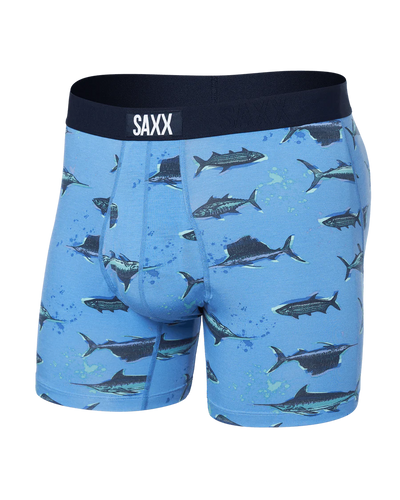 SAXX Underwear Ultra Super Soft Fish On-Sail Blue