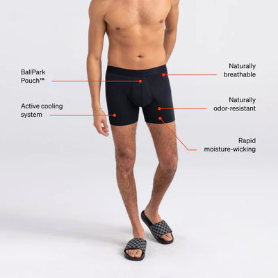 SAXX Underwear Droptemp Cooling Cotton Happy Hour