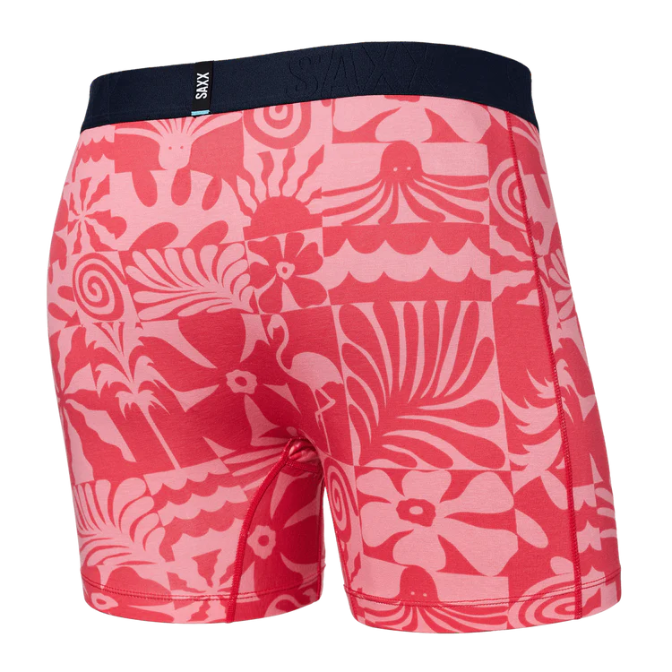 SAXX Underwear Droptemp Cooling Cotton East Coast Hibiscus