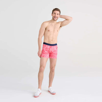 SAXX Underwear Droptemp Cooling Cotton East Coast Hibiscus