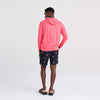 SAXX DropTemp All Day Cooling Dark Rose Heather Hoodie