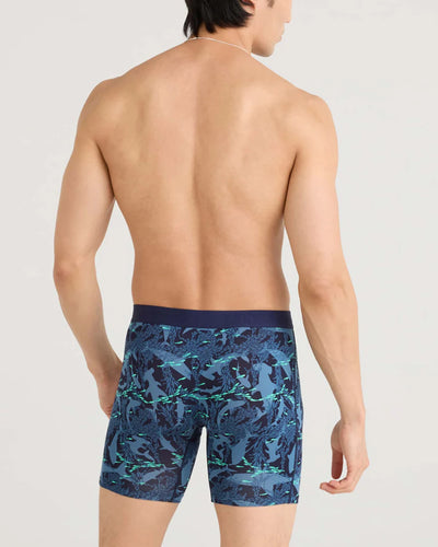 SAXX Underwear Vibe Xtra Sharks And Minnows Dark Ink