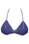 Swim Systems Catalina Blue Crochet Carina Top