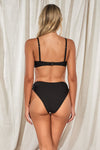 Swim Systems Black Malia High Waist Bottom