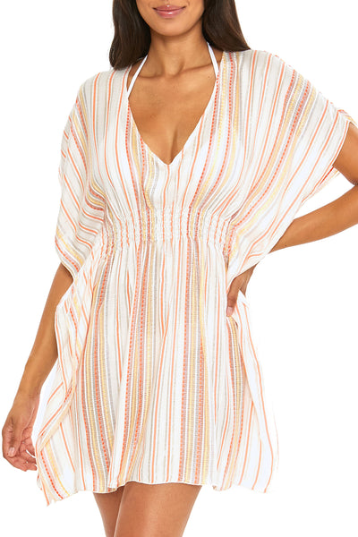 Becca Radiance Coral Reef Woven Tunic