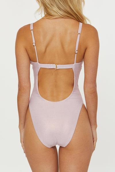 Isabella Rose Sea Shell  Plunge One Piece