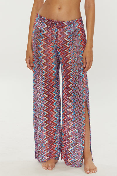 Becca Sundown Fire Split Knit Pant