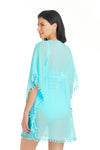 Bleu Rod Beattie Gypset Light Aqua Caftan