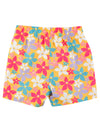 Ruffle Butts Endless Summer Floral Swim Trunks