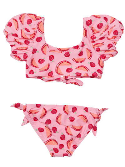 Snapper Rock Berry Sweet Knot Front Bikini