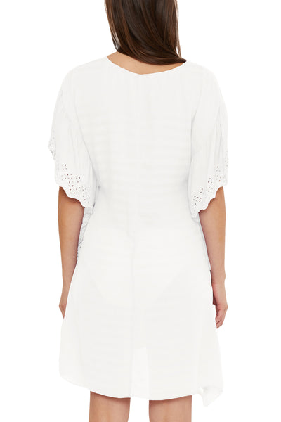 Becca Barbados White Woven Tunic