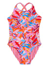 Snapper Rock Blooming Sunset Sustainable X Back One Piece