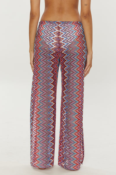 Becca Sundown Fire Split Knit Pant