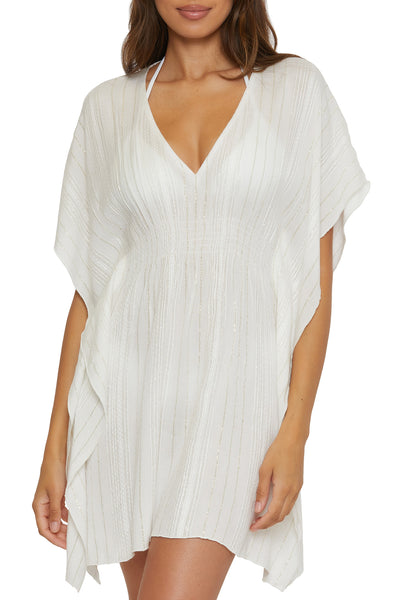 Becca Radiance White Woven Tunic