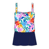 Penbrooke Tropical Breeze Blouson Swimdress One Piece