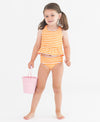 Ruffle Butts Orange You The Sweet Reversible Peplum Tankini Set