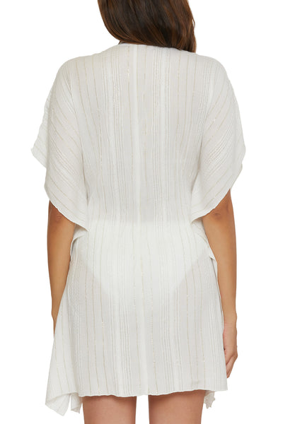 Becca Radiance White Woven Tunic