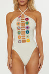 Isabella Rose 1969 Natural High Neck One Piece