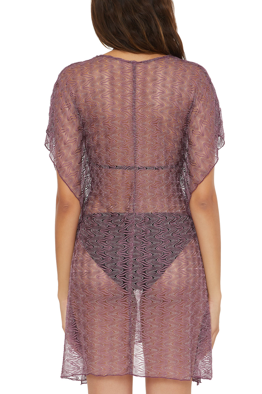 Becca Riviera Fig Crochet Tunic