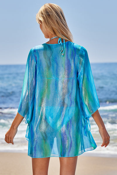 Becca Solar Energy Pool Tie Front Tunic