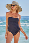 Becca Modern Edge Black Tankini Top