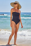 Becca Modern Edge Black Tankini Top