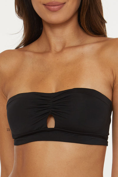 Becca Color Code Black Bandeau Top