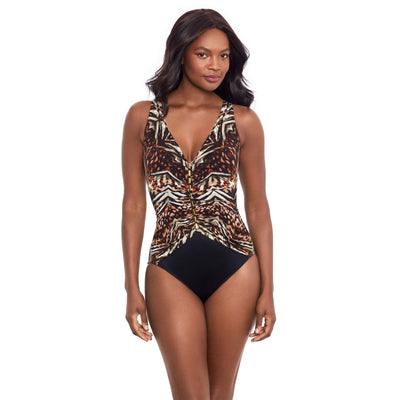 Miraclesuit Tribal Tigress Charmer One Piece Swimsuit