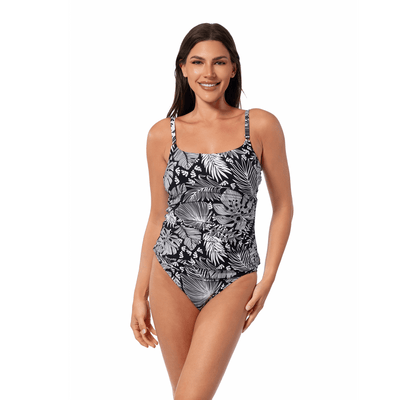 Jantzen Sunset Forest Blast Eden Cami Tankini Top