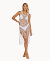 PQ Swim White Sands Beaded Brynn Cover Up