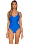 Sunsets Electric Blue Veronica One Piece
