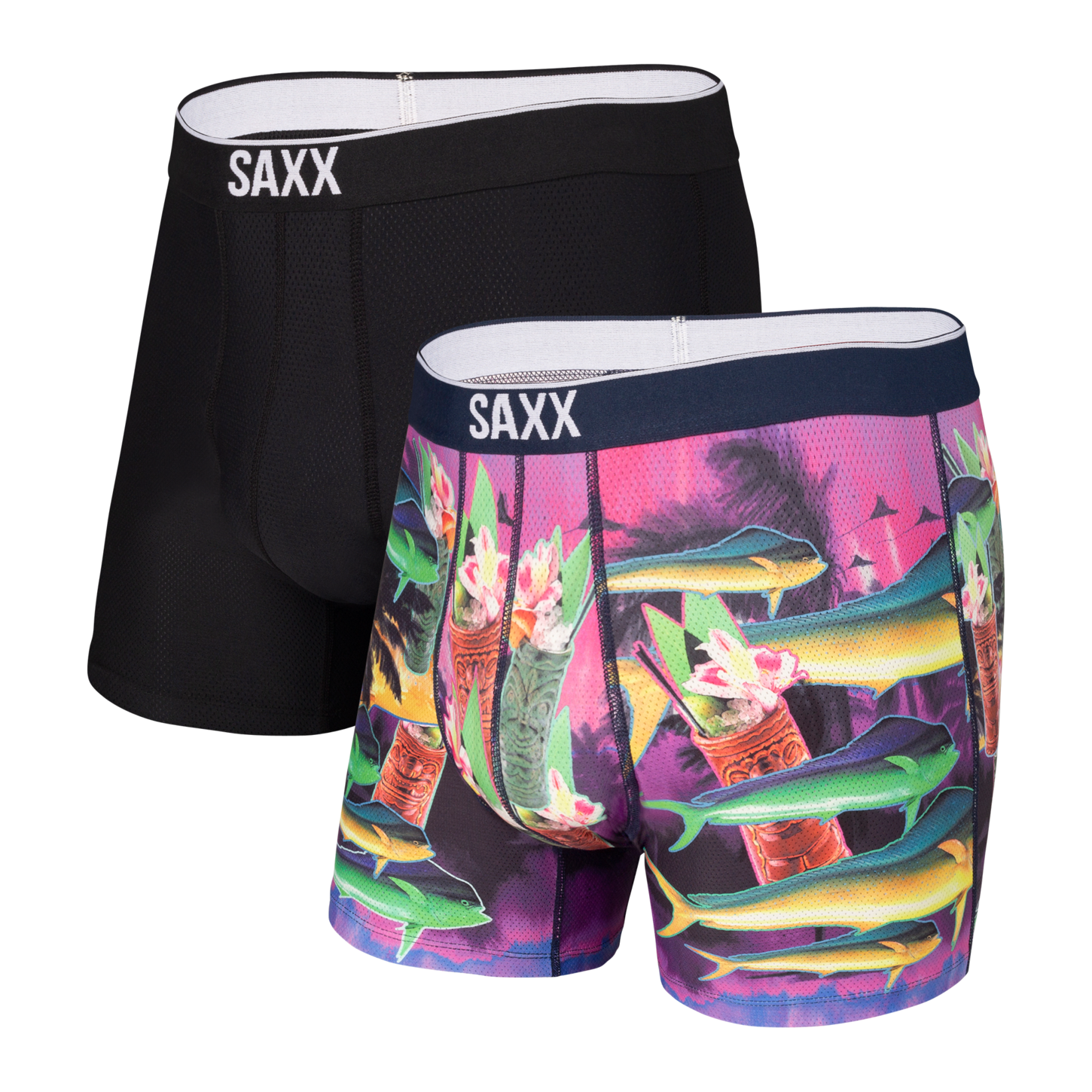 SALE SAXX Underwear Volt 2-Pack Purple Dorado Partay/Black - Key