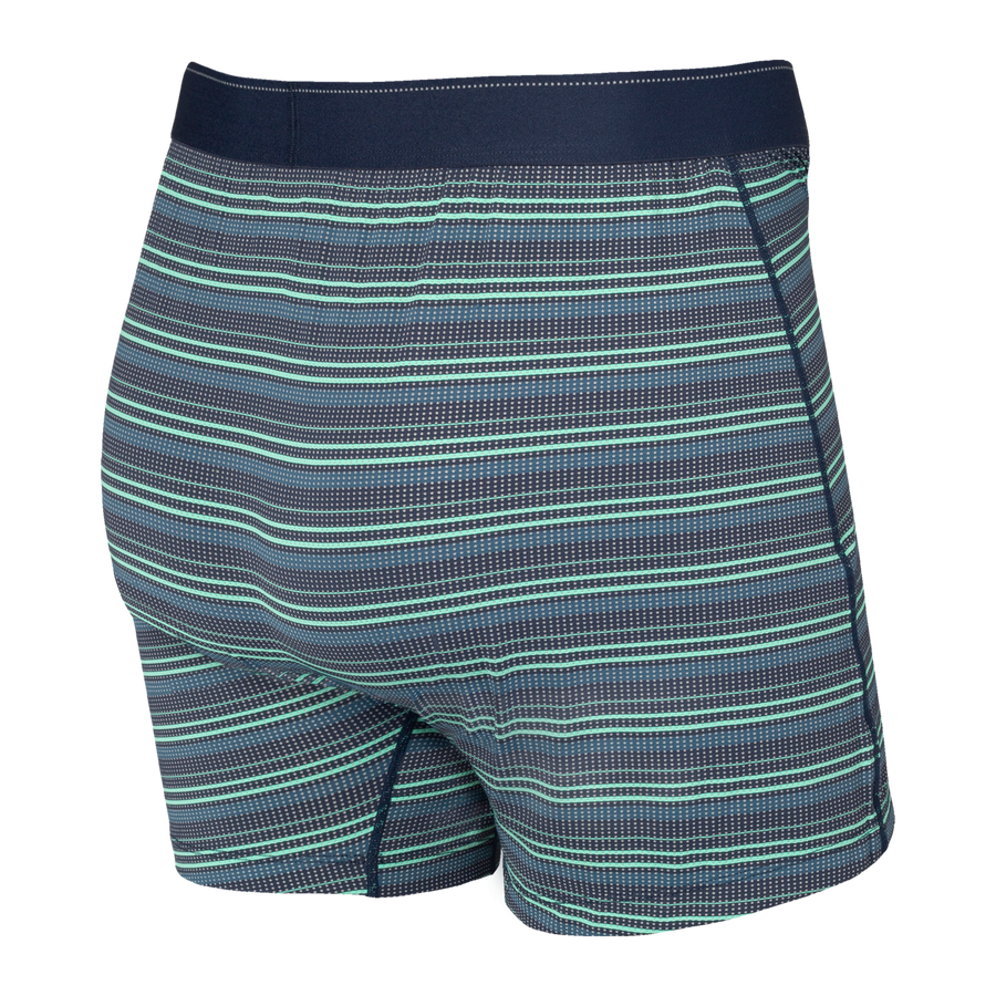 SAXX Underwear Quest Green Sunrise Stripe - Key West Swimwear