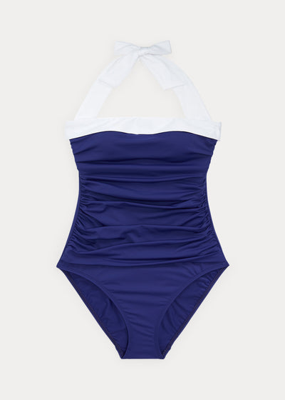 Ralph Lauren Bel Air Sapphire Bandeau One Piece - Key West Swimwear