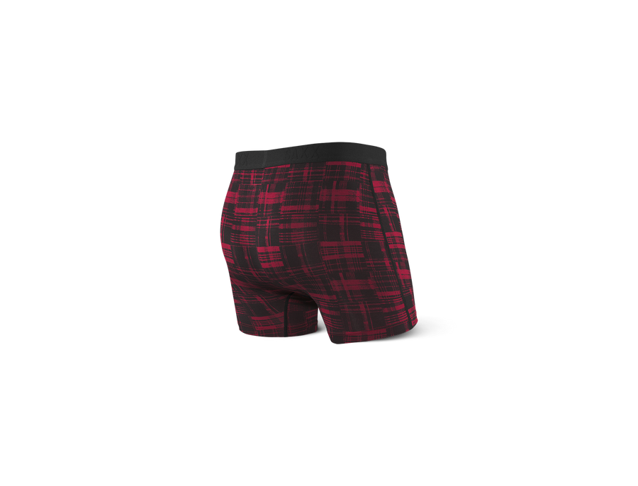 SAXX Underwear Vibe Red Patched Plaid - Key West Swimwear