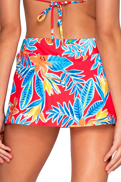 Sunsets Tiger Lily Sporty Swim Skirt