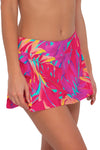 Sunsets Oasis Sandbar Rib Sporty Swim Skirt