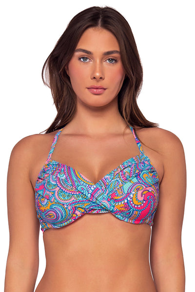 Sunsets Paisley Pop Crossroads Underwire Top