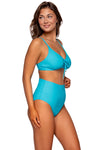 Sunsets Blue Bliss Hannah High Waist Bottom