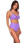 Sunsets Passion Flower Hannah High Waist Bottom