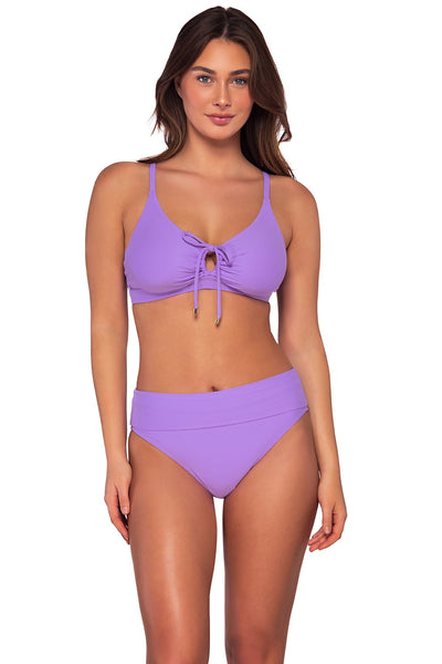 Sunsets Passion Flower Hannah High Waist Bottom