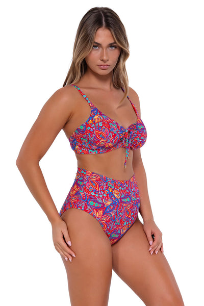 Sunsets Rue Paisley Hannah High Waist Bottom