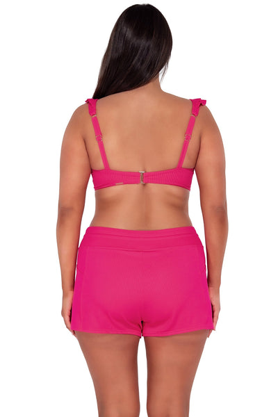 Sunsets Escape Begonia Sandbar Rib Laguna Swim Short