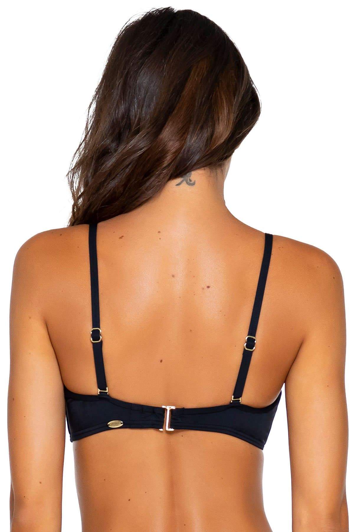 Underwire Bandeau Bikini Top (D+ Cup)