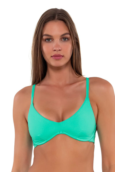 Sunsets Mint Brooke U-Wire Top