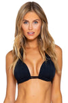 Sunsets Black Marilyn Halter Top - Key West Swimwear