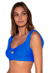 Sunsets Electric Blue Lily Top