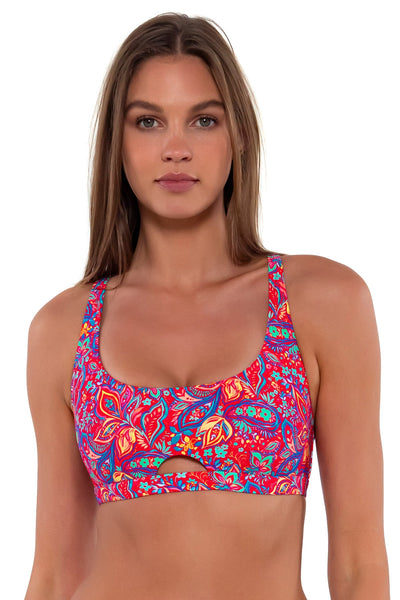 Sunsets Rue Paisley Brandi Bralette Top