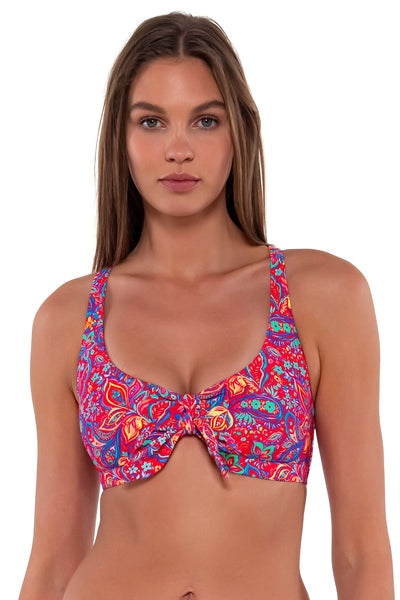 Sunsets Rue Paisley Brandi Bralette Top