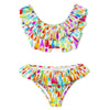 Stella Cove Tie Dye Drops Girls Bikini
